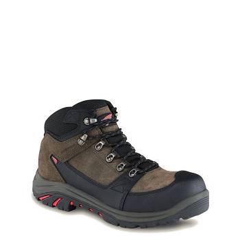 Red Wing Tradesman 5-inch Safety Toe - Hnede Nepremokave Topanky Panske, RW112SK